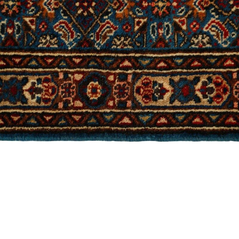 Old seven-meter hand-woven carpet, Mahi model, Birjand, code 487062