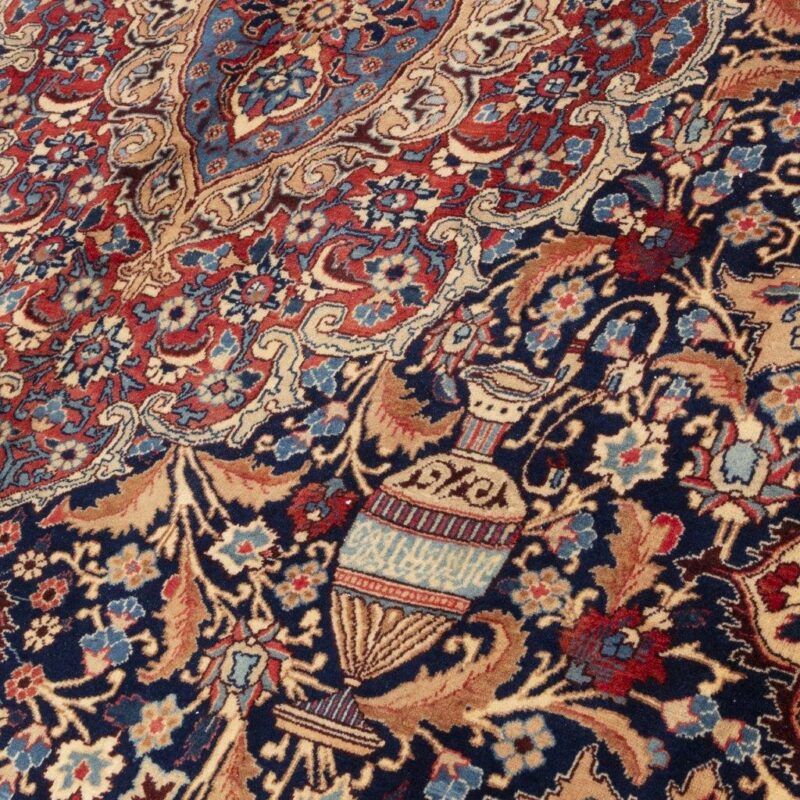 Old hand-woven carpet, 11 meters long, Persian code 187315