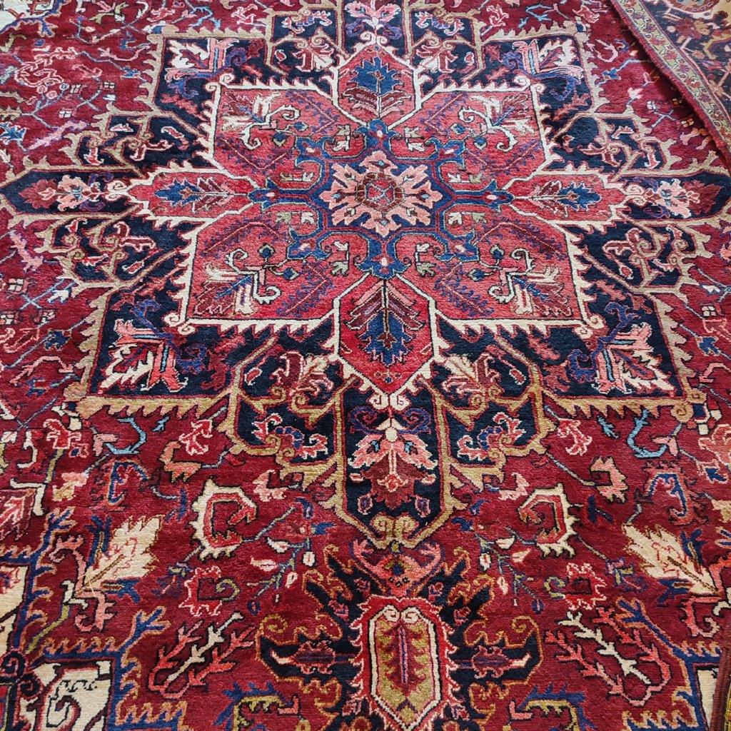 Twelve-meter hand-woven carpet of Harris design, model HA