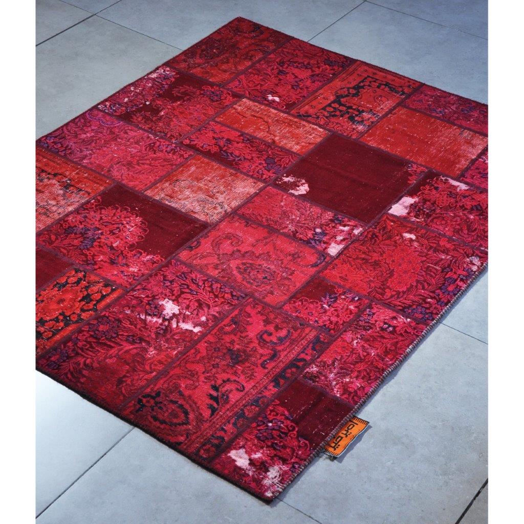 Amirkhiz three-meter hand-woven carpet collage, patchwork model, code 104019