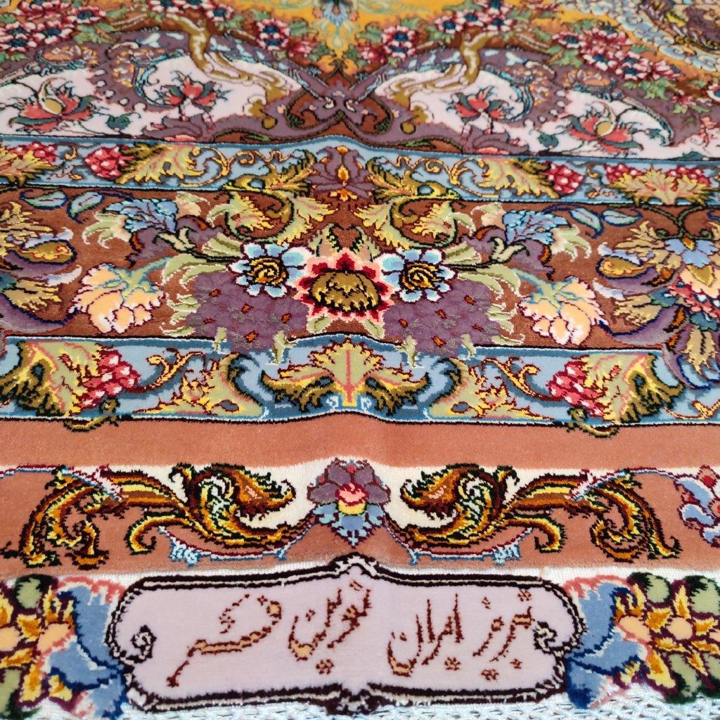 Three-meter hand-woven carpet, new design, Tabriz fur, model AA