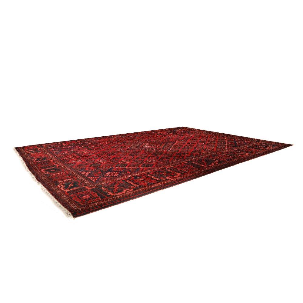 Old seven-meter hand-woven carpet with tangerine design, code 4101156