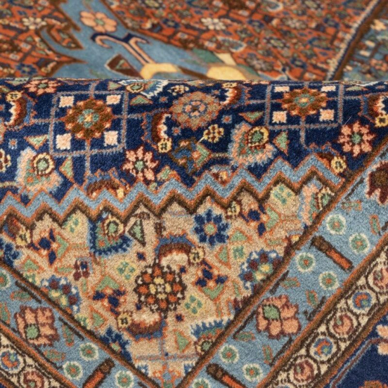 Old hand-woven five and a half meter C. Persian carpet, code 187251