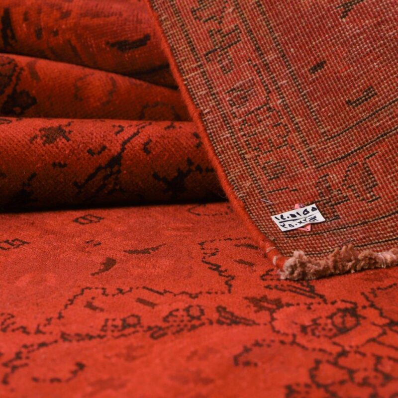Nine-meter hand-woven carpet, vintage model, code 1405155