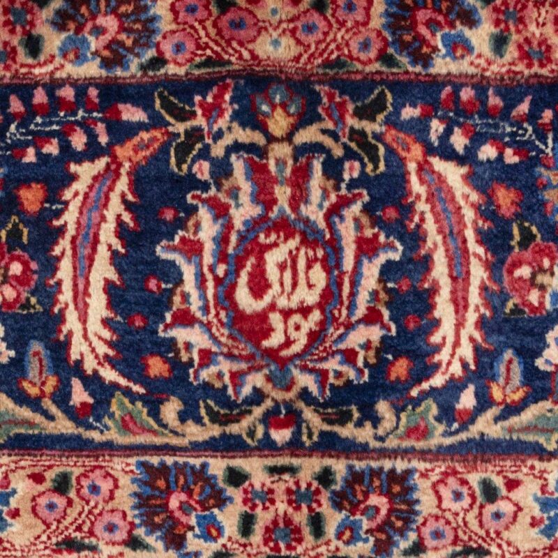 Old hand-woven carpet of nine meters, Persian code 187283