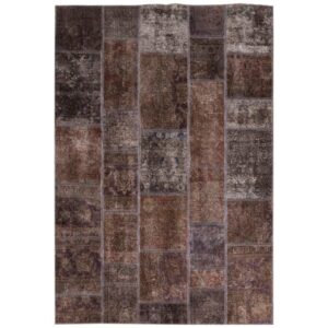 Collage of four-meter hand-woven Persian carpet, code 813009