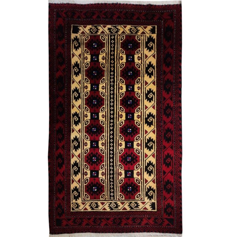 Side hand-woven carpet, two meters long, all over design, code 215