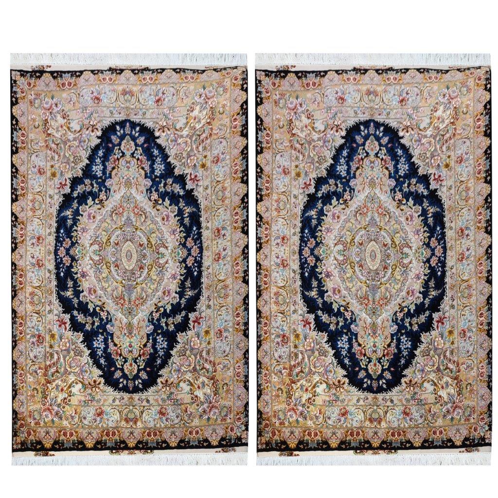 Three-meter hand-woven carpet, Tabriz design, code SH 99, one pair