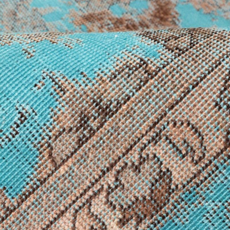 Seven-meter-long painted hand-woven carpet of Persian code 813047