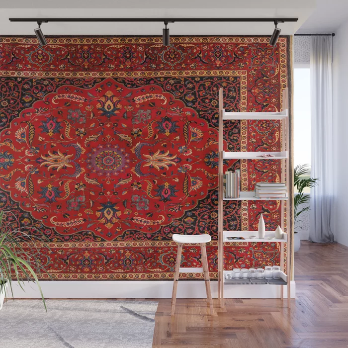 Persian carpet on the wall