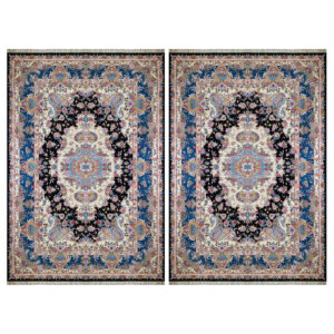 Six-meter handmade carpet, Tabriz model, Khorasan weave, code 472, one pair