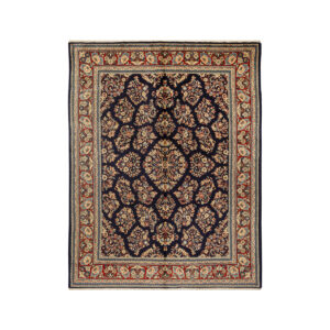 Six-meter handmade carpet, Saroog design, code 4.44.6401