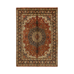 Six-meter handmade carpet, Gonabad design, Khorasan, code 4.97.590