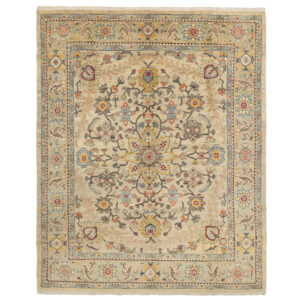 Eight and a half meter Mansouri handmade carpet, Sultanabad model, code 609207