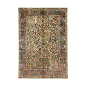 Six-meter handmade carpet, Kerman design, code 4.97.716