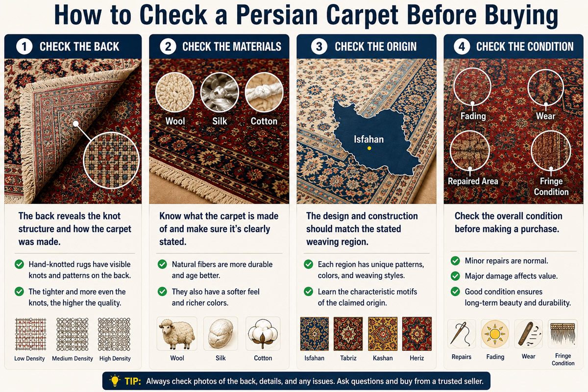 How to Check a Persian Carpet Before Buying