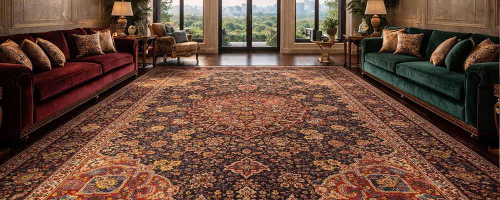 Persian rug modern home styling
